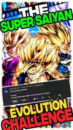 The SUPER SAIYAN EVOLUTION Challenge in Dragon Ball Legends #dblegends #dragonball