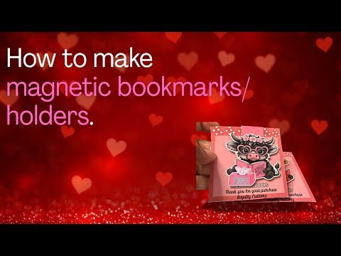 DIY Magnetic Bookmarks and Packaging with Cricut | Easy Print Then Cut FULL Tutorial for Beginners
