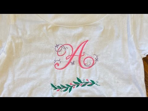 Lazy Embroidery Day on the Brother SE630 Part 1