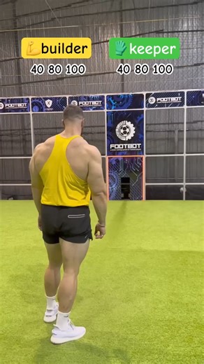 951K views · 6.6K reactions | Unlikely Battle_ Bodybuilder vs. Goalkeeper in a 100 km_h Ball Control Challenge落#goalkeeper | Footbot reels | Facebook