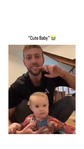 Directed By Robert B Weide Sports Reels Hub on Instagram: "This video highlights a simple yet powerful moment in early childhood development: an adult engaging directly with an infant through face-to-face interaction. Developmental psychology research shows that babies learn fastest through social signals like facial expressions, gestures, and vocal sounds, which help form crucial neural pathways during the first year of life. When caregivers exaggerate movements or sounds—as seen here—it streng