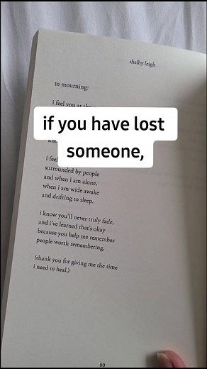 Poems of Comfort and Remembrance for Lost Loved Ones