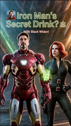 Iron Man’s Green Drink Secret 😱 | Black Widow & Tony Stark Explained
