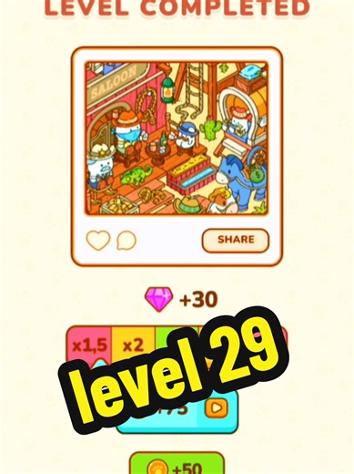 my sticker room level 29 🤩 #game #stickers #fun #gameplay
