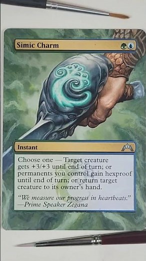 🌳 Simic Charm 🌊 Extended Art MTG Alter