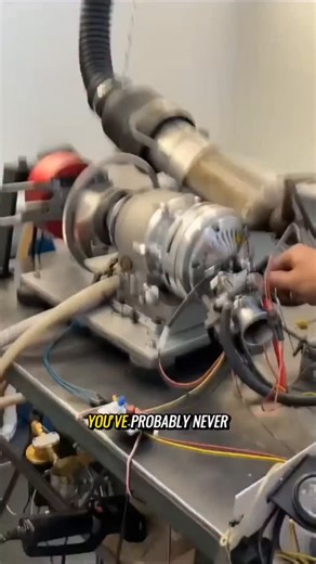 @BIWPlusEngineeringhub on Instagram: "#engineering #automobile #machine #mechanism #shorts A "rotating piston with no crankshaft" describes innovative engine designs like free-piston engines or certain radial/rotating cylinder engines that replace traditional crankshafts, using linear motion directly for power (like generating electricity) or converting it via arms and gears, aiming for higher efficiency, fewer parts, and reduced weight for applications like drones or range extenders. These desi