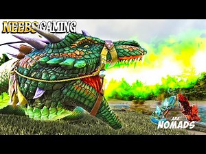 Basilisks Are HARD WORK - Ark Survival Crystal Isles