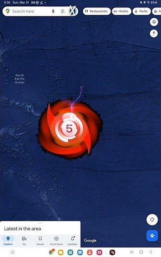 The track of Hypercane Cindy 2089 Part 2