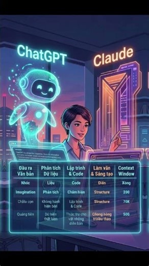 ChatGPT hay Claude tốt hơn để kiếm tiền với AI? #ai #shorts #anime
