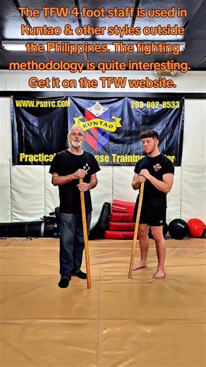 Close-Range Power: 4-Foot Indonesian Rattan Staff Used In Kuntao & Many Other Martial Art Styles. Get yous here https://www.traditionalfilipinoweapons.com/shop/staffs-of-the-philippines/ #staff #kuntao #martialarts #martialart #filipinomartialarts | Ron Kosakowski