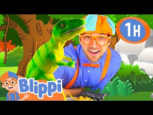 Let's Learn Dinosaur Names! 🦖 | BEST OF BLIPPI TOYS | Educational Videos for Kids