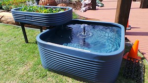 Full Aquaponics Kit - 1100Lt with 1 Growbed - Woodvale Fish & Lily Farm Perth