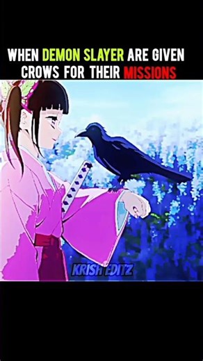 demon slayers are given crow #viral #animeedit #viralvideo #viralshorts #amv #edit #animemoment #art