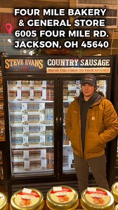 This small, family-owned business knows exactly how to keep customers coming back ❤️ If you’re traveling through Jackson, Ohio and want to try Steve Evans Genuine Country Sausage — or you’ve been on the hunt for our hard-to-find 4 oz patties and biscuit sliders (especially outside Northeast Ohio!) — this is a must-stop destination. Great people, local pride, and genuine country flavor you can taste. #SupportSmallBusiness #BringtheFarmtoYourKitchen #StockUp #GreatFreezerFind | Steve Evans Country