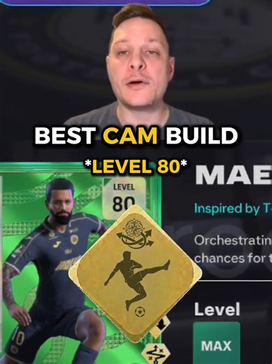 Max Level 80 Best CAM Build in EAFC 26 Pro Clubs