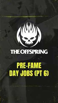 How Noodles from The Offspring Went From Janitor to Rock Star 🤘 (Pre-Fame Day Jobs Pt. 6)