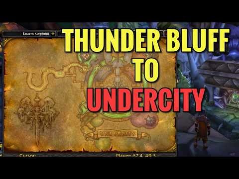 How To Get To Undercity From Thunder Bluff (WoW Classic)