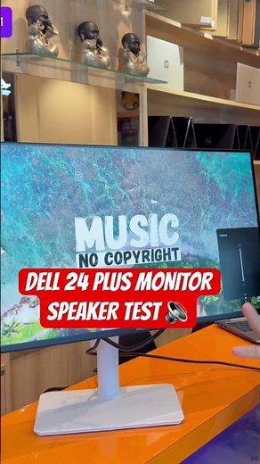 Dell 24 Plus Monitor Speaker Test 🔉 || ell 24 Plus Monitor 😳 Speakers + Smooth Display #dellmonitor