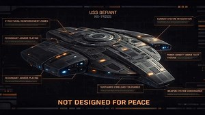 USS Defiant - Built to defend Starfleet’s lie