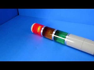 パトライト STFPB-310A-RYG シグナルタワー 3段式・点灯・点滅式