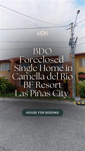 𝗔𝗙𝗙𝗢𝗥𝗗𝗔𝗕𝗟𝗘 𝗙𝗢𝗥𝗘𝗖𝗟𝗢𝗦𝗘𝗗 𝗛𝗢𝗨𝗦𝗘 & 𝗟𝗢𝗧 𝗜𝗡 𝗕𝗙 𝗥𝗘𝗦𝗢𝗥𝗧 𝗟𝗔𝗦 𝗣𝗜𝗡𝗔𝗦!✨ 𝟱𝟬% 𝗕𝗘𝗟𝗢𝗪 𝗠𝗔𝗥𝗞𝗘𝗧 𝗩𝗔𝗟𝗨𝗘! 💸 Looking for an affordable home? This bank foreclosed property is a rare find in Las Pinas City —prime location at a bargain price! Message now for details and bidding process! BDO BANK FORECLOSED HOUSE & LOT FOR BIDDING ON FEBRUARY 16, 2026 (Monday) ▪️ Address: Camella del Rio, BF Resort, Las Pinas City ▪️ Property Type: 2-Storey Single Attached Ho