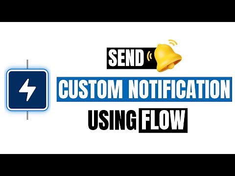 How to send custom notification in Salesforce using Salesforce flow