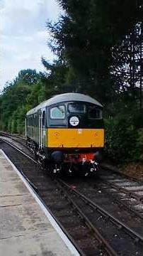 Sulzer Type 2 D5054 running as D5053 "Runs Round" via the station head shunt #Class24 #SulzerDiesel