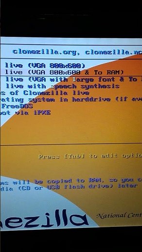 Clonezilla – программа для создания образов и клонирования дисков