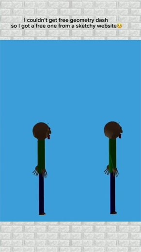 Geometry Dash❌ Baldi Run Ahhh Game😭✅#Baldi #GeometryDash