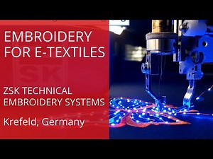 Embroidery for E-Textiles