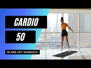 10 MIN CARDIO HIIT WORKOUT // Intense Calorie Burn | MrandMrsMuscle