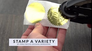 Monogram Address Embosser Seal Stamp Personalized Customized Monogram Wedding Invitations 1 x 5/8"