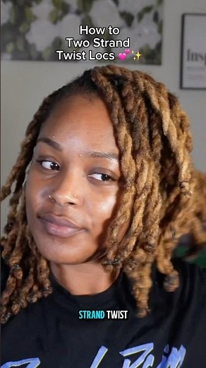 Easy Two Strand Twist Loc Tutorial💗✨ | Step-by-Step Beginner Friendly #locs #locsstyles #tutorial