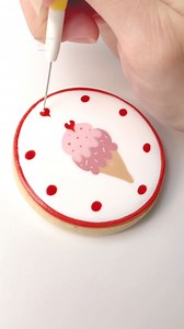 All the sweetness, none of the brain freeze 🍦🩷 #ValentineCookie #DecoratedCookies #RoyalIcing #CookieArt #ValentinesDayDesserts #SugarCookies #BakingInspiration #IcingDesign valentine sugar cookies, ice cream themed cookie, royal icing decorating, wet on wet cookie design, heart border cookies, valentine dessert inspiration, handmade cookies, cookie decorating ideas | Honey & Lou Baking Company