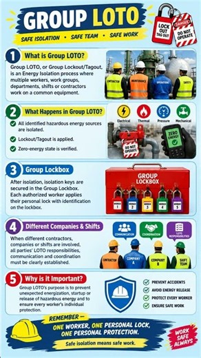 #HSE_With_Pasha Group LOTO | Group Lockout Tagout | Lockout Tagout | LOTO Safety | Group Lockbox