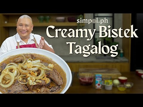 Creamy Bistek Tagalog Recipe | Filipino Beef Steak with Soy, Calamansi & Cream