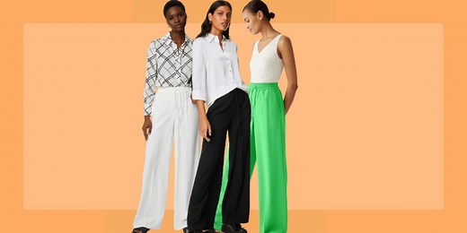 Marks & Spencer’s wide-leg trousers are a stylish wardrobe staple