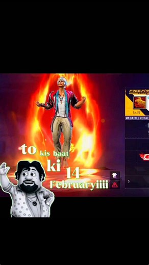 14 February 🍷🗿#jay #mahadev #freefire #shorts