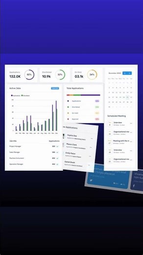 Joblly Job Employment Dashboard for easy hiring and job tracking
