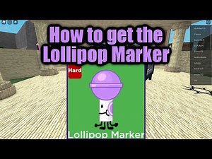 How to get the Lollipop Marker | Find the Markers- Roblox