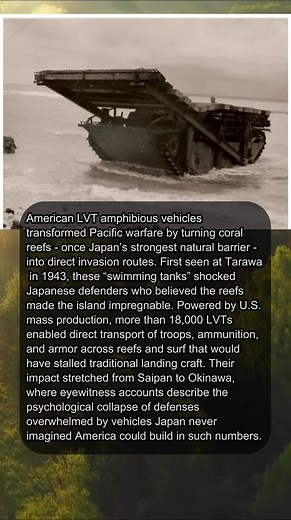 117K views · 666 reactions | The Amphibious Machine JAPAN Never Saw Coming  #WWIIHistory #PacificWar #AmphibiousAssault #LVT #USMarines #HistoryReels | Gist of History | Facebook