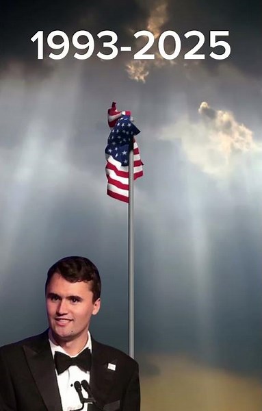 Charlie Kirk tribute,Taps song and Flag 1993-2025￼