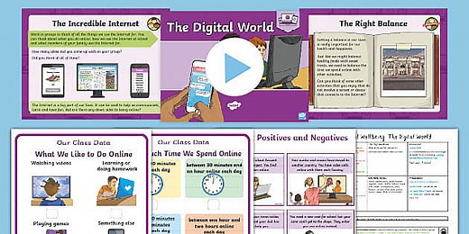 PSHE: LKS2 Digital Wellbeing - Lesson Pack 1