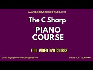 C Sharp Piano Tutorial- Full Course (Instructor - Emmanuel)