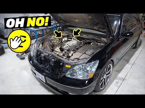 Supercharging the Lexus LS430 hits a Snag