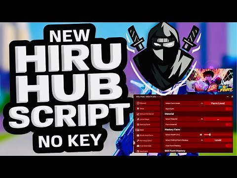 🔥 NEW HIRU HUB SCRIPT for BLOX FRUITS | BEST Blox Fruits Script Using Delta Executor for Roblox