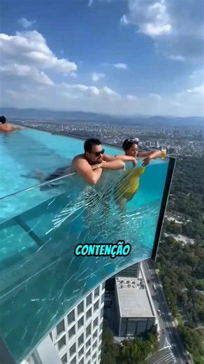 Never stand on the EDGE of an infinity pool! 😱