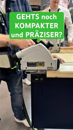 😱 Noch KOMPAKTER und PRÄZISER? FESTOOL TSC 55 KSEB Akku-Tauchsäge im SPEED CHECK #shorts #diy