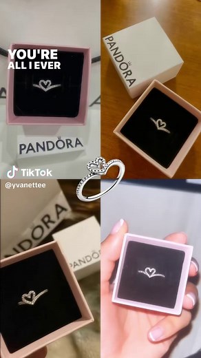 #pandoraring #pandora #pandorajewelry #promisering #fypシ゚viral | pandora rings