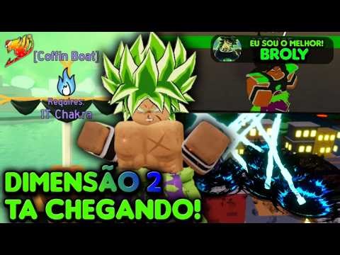 💚 DIMENSÃO 2! ZERANDO A NOVA UPDATE AO VIVO! ⚔️ CHEFE BROLY! AFS